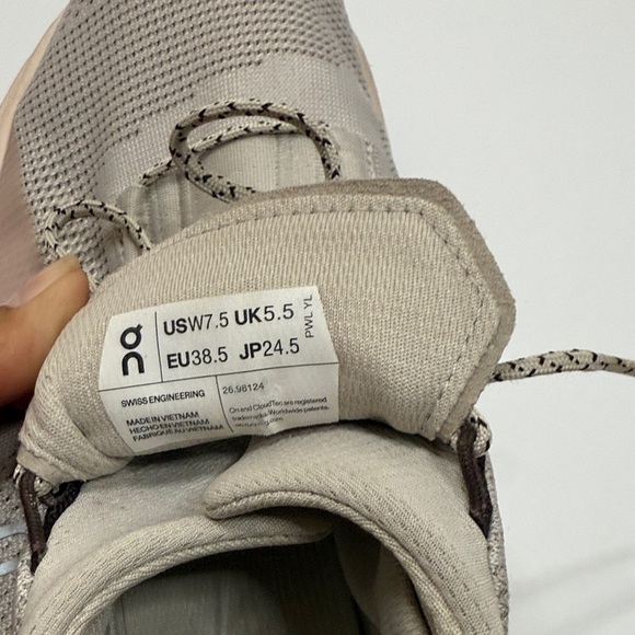 On Running Women's Taupe and Beige Athletic Shoes - Picture 9 of 9